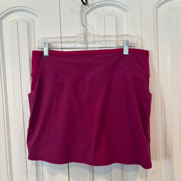 Athleta Action Skort In Doby Purple Skort Size Large‎ - Picture 2 of 9